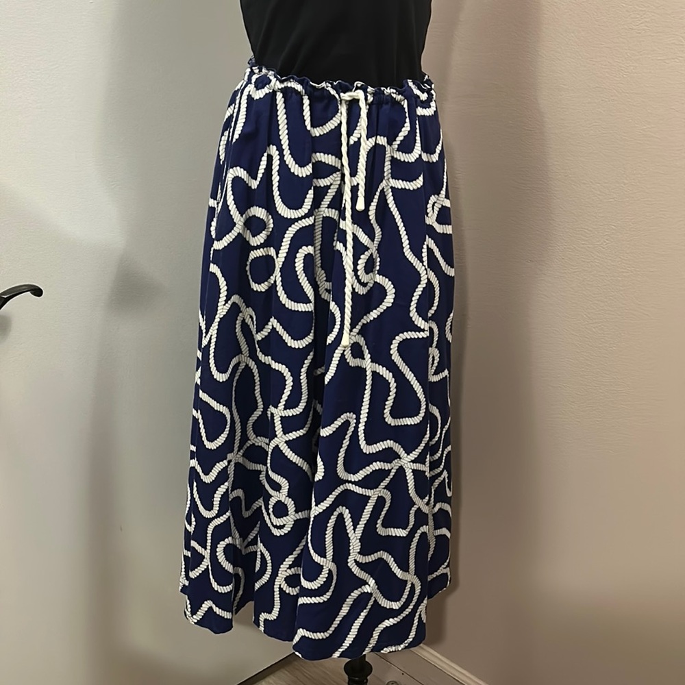 Vintage RARE Gene Ewing BIS Marine Maxi Blue over White Cord size Petite